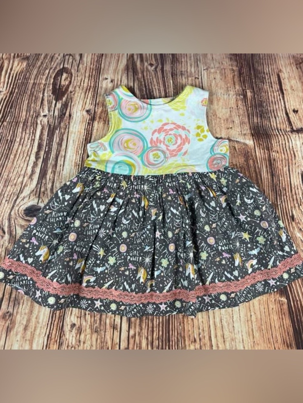 Kaitshake Designs Unicorn + Girl Power Sara Top